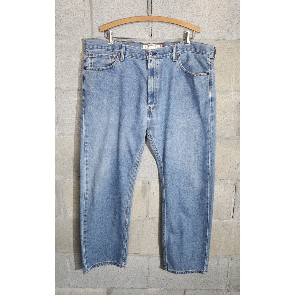 Levi's 505 Straight Legs Light Wash Men's Jeans Size 42X30